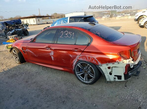 WBS8M9C5XG5D31390 2016 BMW M3 Orange Задня ліва чверть