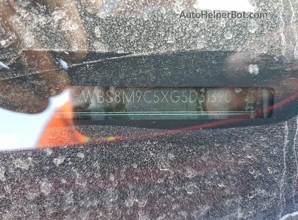 WBS8M9C5XG5D31390 2016 BMW M3 Orange Вид підкапотного простору