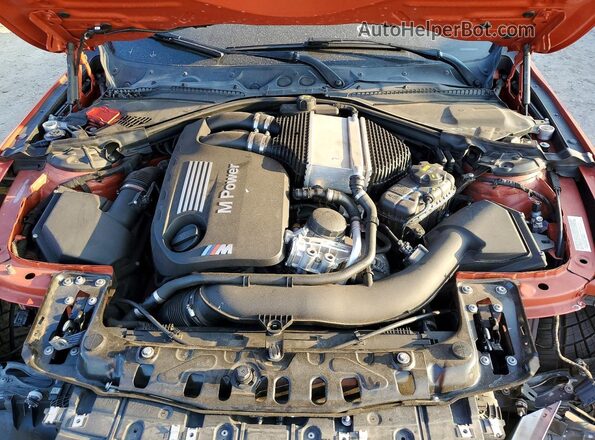 WBS8M9C5XG5D31390 2016 BMW M3 Orange Вид задньої частини салону