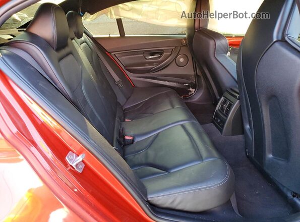 WBS8M9C5XG5D31390 2016 BMW M3 Orange Вид задніх сидінь