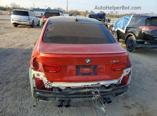 WBS8M9C5XG5D31390 2016 BMW M3 Orange Вид ззаду
