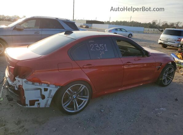 WBS8M9C5XG5D31390 2016 BMW M3 Orange Задня права чверть