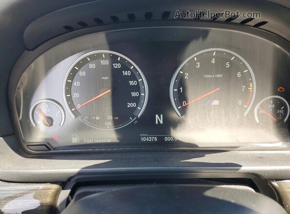 WBSFV9C52GD595744 2016 BMW M5 Blue ხელსაწყოთა პანელის ხედი