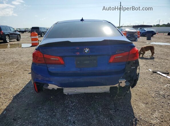 WBSJF0C0XLCE48324 2020 BMW M5 Blue Вид ззаду