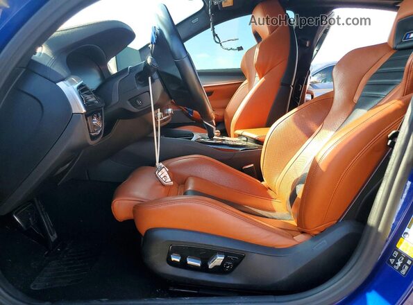 WBSJF0C0XLCE48324 2020 BMW M5 Blue Вид салону спереду