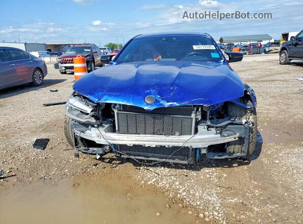 WBSJF0C0XLCE48324 2020 BMW M5 Blue Вид спереду