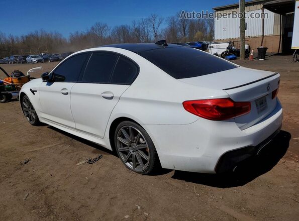 WBSJF0C51KB447852 2019 BMW M5 White Հետևի ձախ