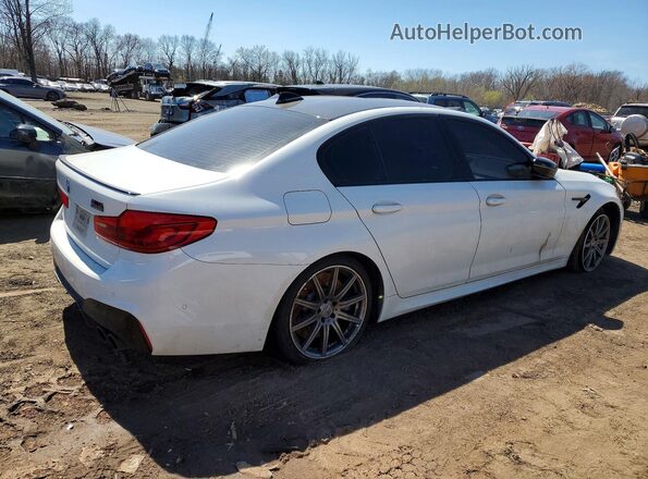 WBSJF0C51KB447852 2019 BMW M5 White Հետևի աջ