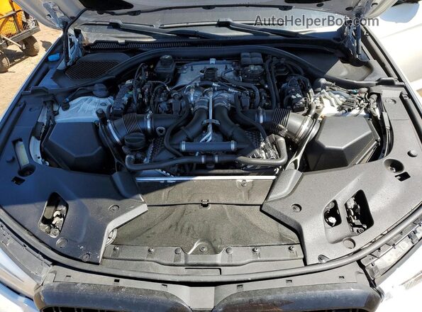 WBSJF0C51KB447852 2019 BMW M5 White Սալոնի հետևի տեսք
