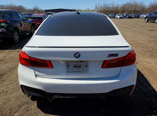 WBSJF0C51KB447852 2019 BMW M5 White Հետևի տեսք