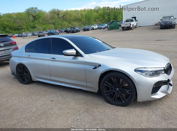 WBSJF0C56KB448186 2019 BMW M5 Silver Widok wnętrza z tyłu