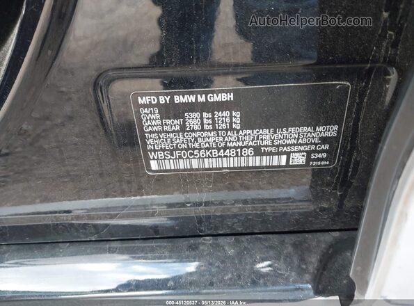 WBSJF0C56KB448186 2019 BMW M5 Silver Widok komory silnika
