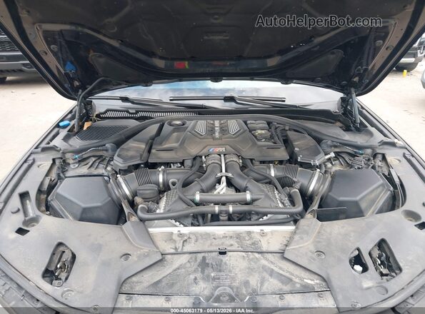 WBSJF0C5XJB282835 2018 BMW M5 Black Вид ззаду