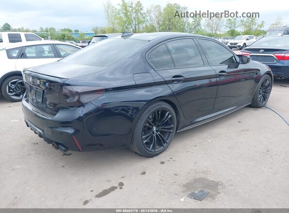WBSJF0C5XJB282835 2018 BMW M5 Black Задня права чверть