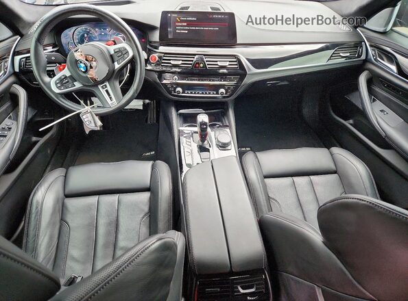 WBSJF0C5XKB446893 2019 BMW M5 Black Առջևի վահանակի տեսք