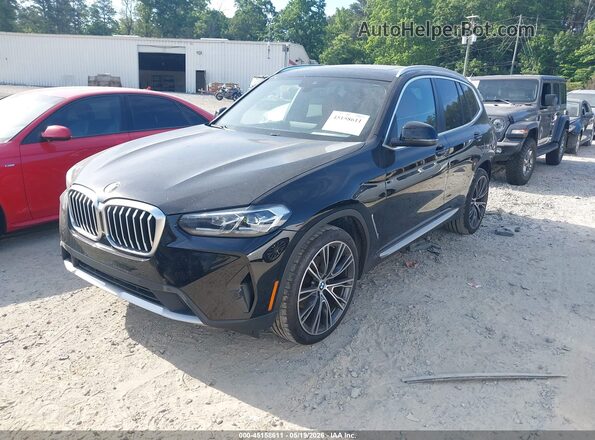 WBX47DP06NN158351 2022 BMW X3 Black Przód lewy