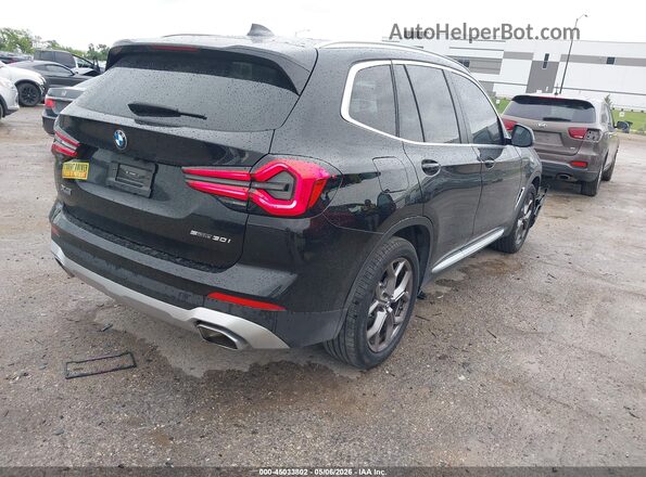 WBX47DP06RN265583 2024 BMW X3 Black უკანა მარჯვენა