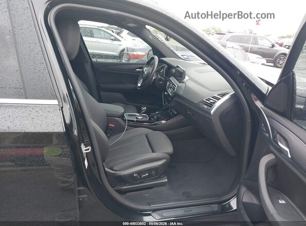 WBX47DP06RN265583 2024 BMW X3 Black წინა სალონის ხედი