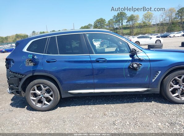 WBX57DP02NN164457 2022 BMW X3 Blue 