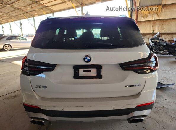 WBX57DP03RN266274 2024 BMW X3 White Widok z tyłu