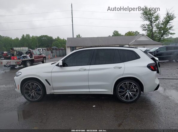 WBX57DP07NN176040 2022 BMW X3 Белый Панорамный вид салона 360°