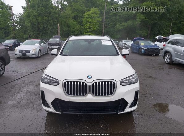 WBX57DP07NN176040 2022 BMW X3 Белый Вид щитка приборов