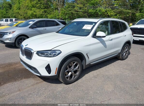 WBX57DP09NN147865 2022 BMW X3 White Przód lewy