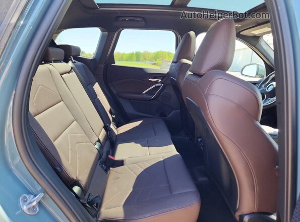 WBX73EF07S5367657 2025 BMW X1 Blue Rear interior view