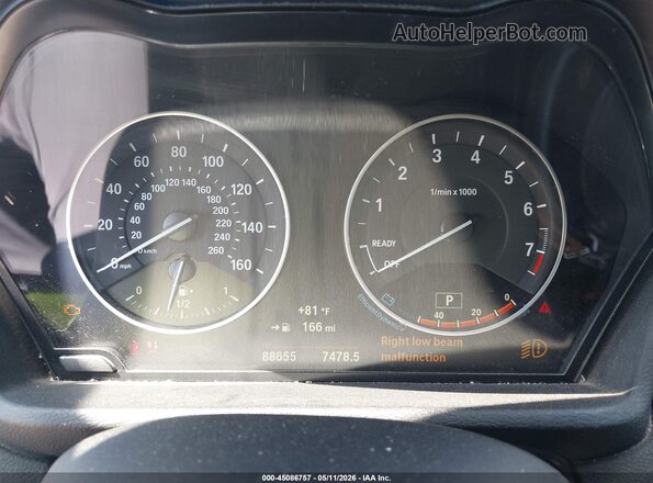 WBXHT3C30GP886455 2016 BMW X1 Черный Вид задних сидений