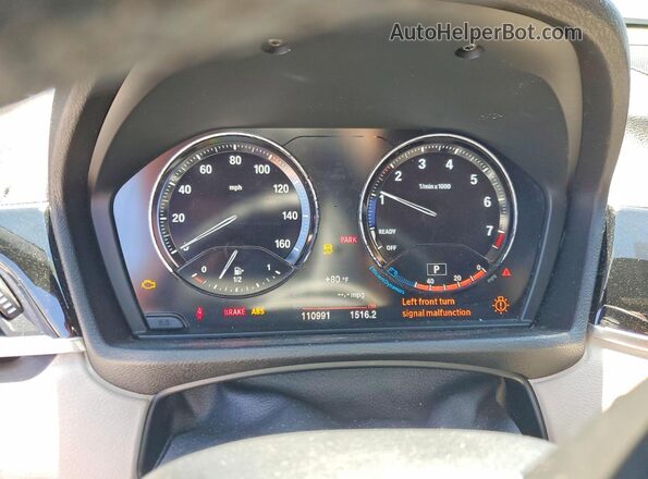 WBXHT3C31J5L27998 2018 BMW X1 Charcoal Սարքավորումների վահանակի տեսք