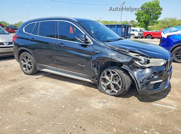 WBXHT3C32H5F72788 2017 BMW X1 Black წინა მარჯვენა