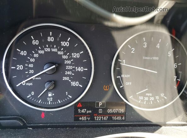 WBXHT3C32H5F72788 2017 BMW X1 Black ხელსაწყოთა პანელის ხედი