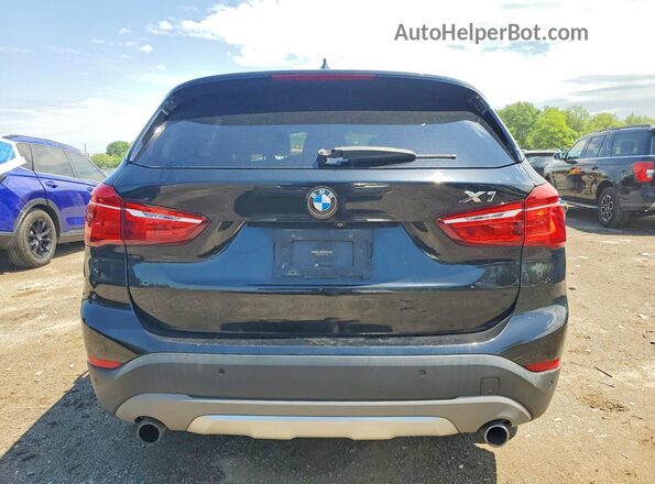 WBXHT3C32H5F72788 2017 BMW X1 Black უკანა ხედი