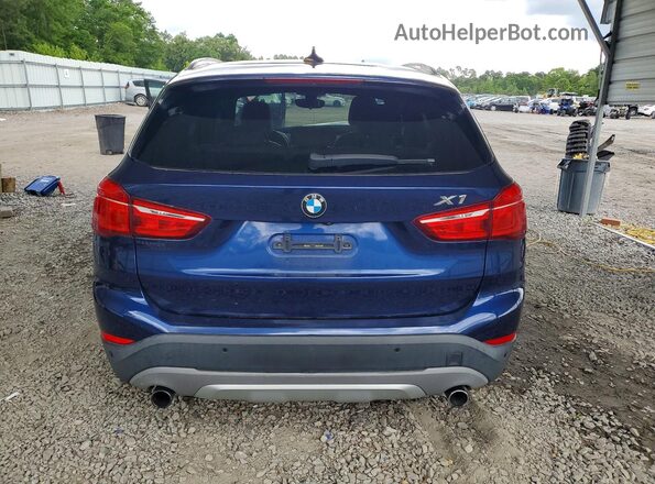 WBXHT3C33GP883260 2016 BMW X1 Blue Widok z tyłu