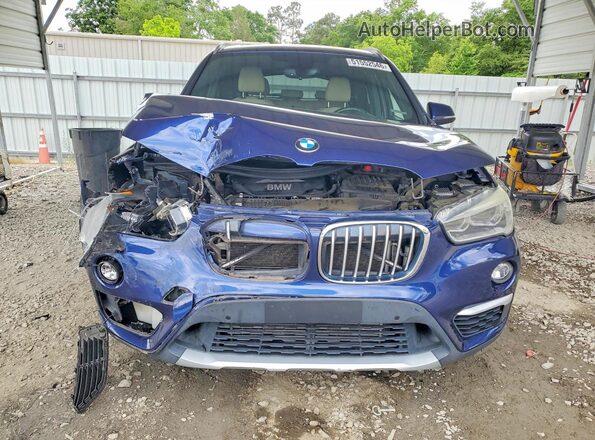 WBXHT3C33GP883260 2016 BMW X1 Blue Widok z przodu