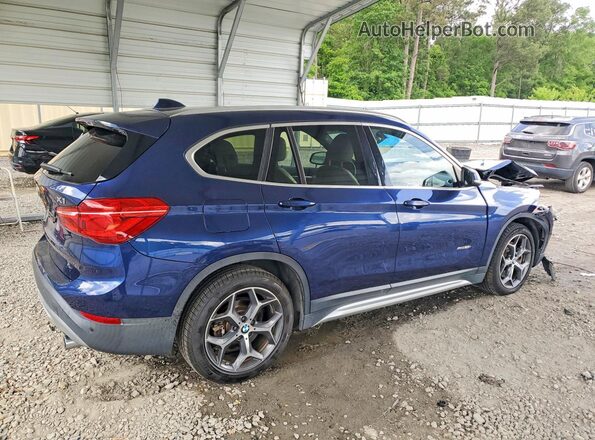 WBXHT3C33GP883260 2016 BMW X1 Blue Tył prawy