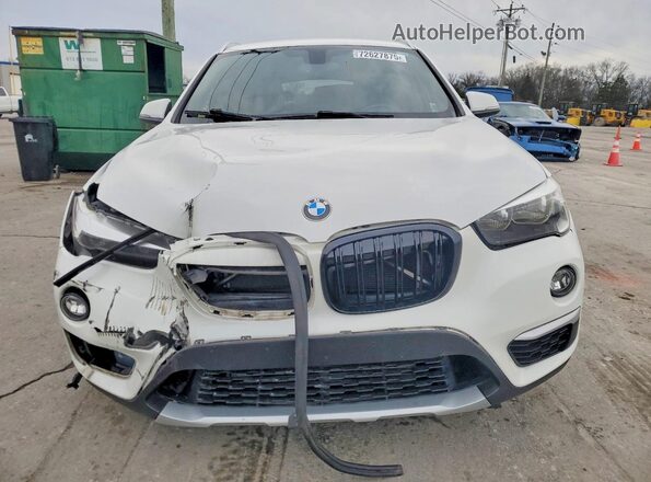 WBXHT3C33J5F91131 2018 BMW X1 White Vista frontal