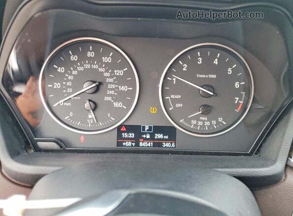 WBXHT3C33J5F91131 2018 BMW X1 White Vista del cuadro de instrumentos