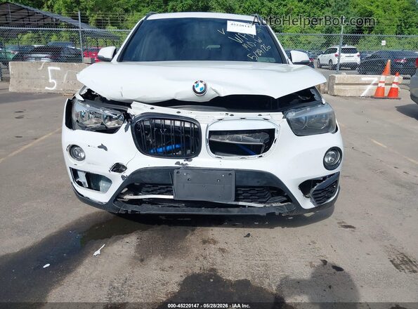 WBXHT3C33J5K25134 2018 BMW X1 White წინა ხედი
