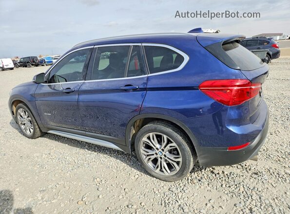 WBXHT3C34GP883428 2016 BMW X1 Синий Задняя левая четверть