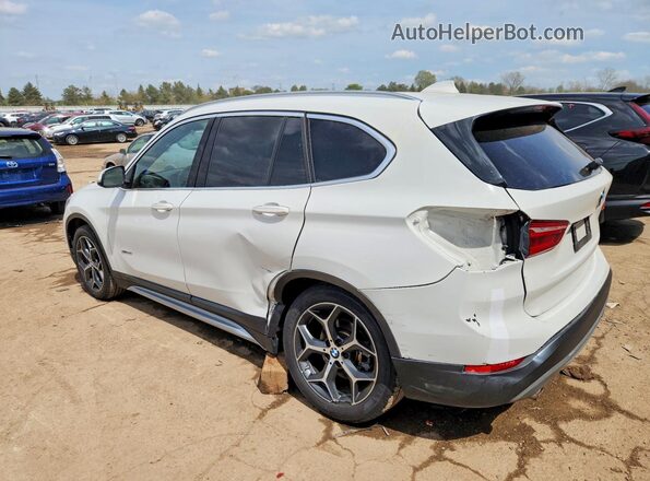 WBXHT3C34H5F70119 2017 BMW X1 White Задня ліва чверть