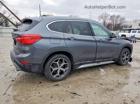 WBXHT3C34H5F85185 2017 BMW X1 Gray Rear right