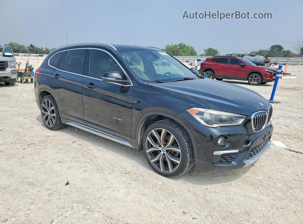WBXHT3C35H5F75779 2017 BMW X1 Black Առջևի աջ