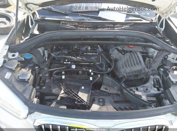 WBXHT3C36H5F71367 2017 BMW X1 White წინა ხედი