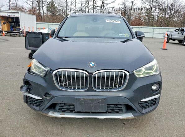 WBXHT3C36H5F76732 2017 BMW X1 Черный Вид спереди