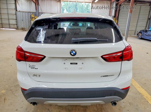WBXHT3C36J5L30928 2018 BMW X1 White Rear view