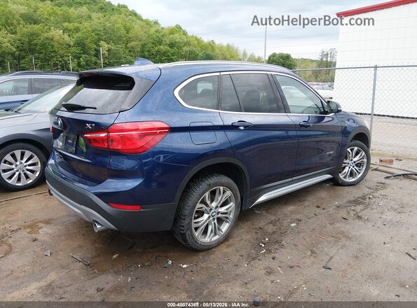 WBXHT3C37J5K27520 2018 BMW X1 Blue Trasero derecho