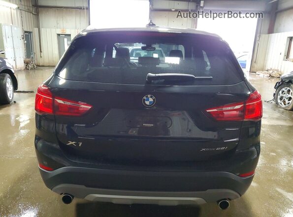 WBXHT3C38J3H33694 2018 BMW X1 Black Հետևի տեսք