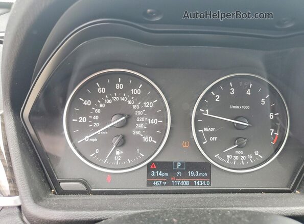 WBXHT3C39G5E56356 2016 BMW X1 Белый Вид щитка приборов