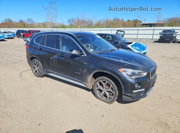 WBXHT3C3XH5F76409 2017 BMW X1 Black Przód prawy